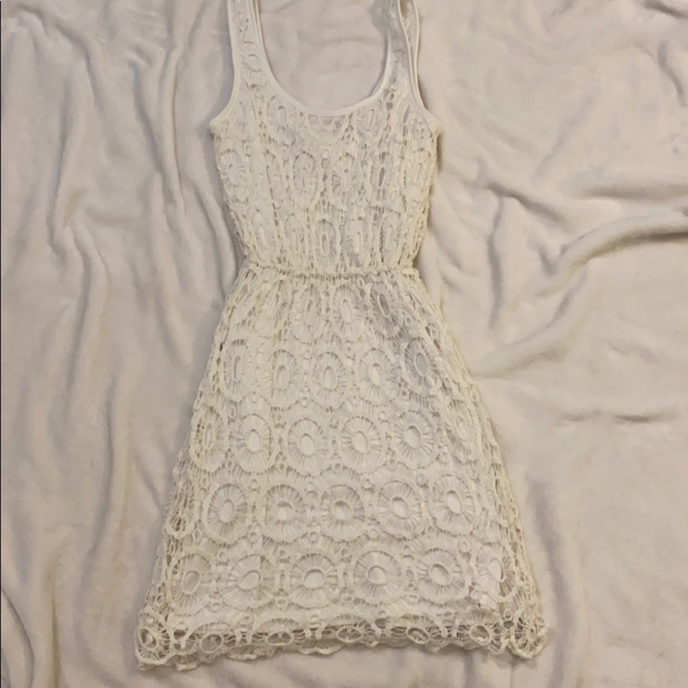 White lace sundress